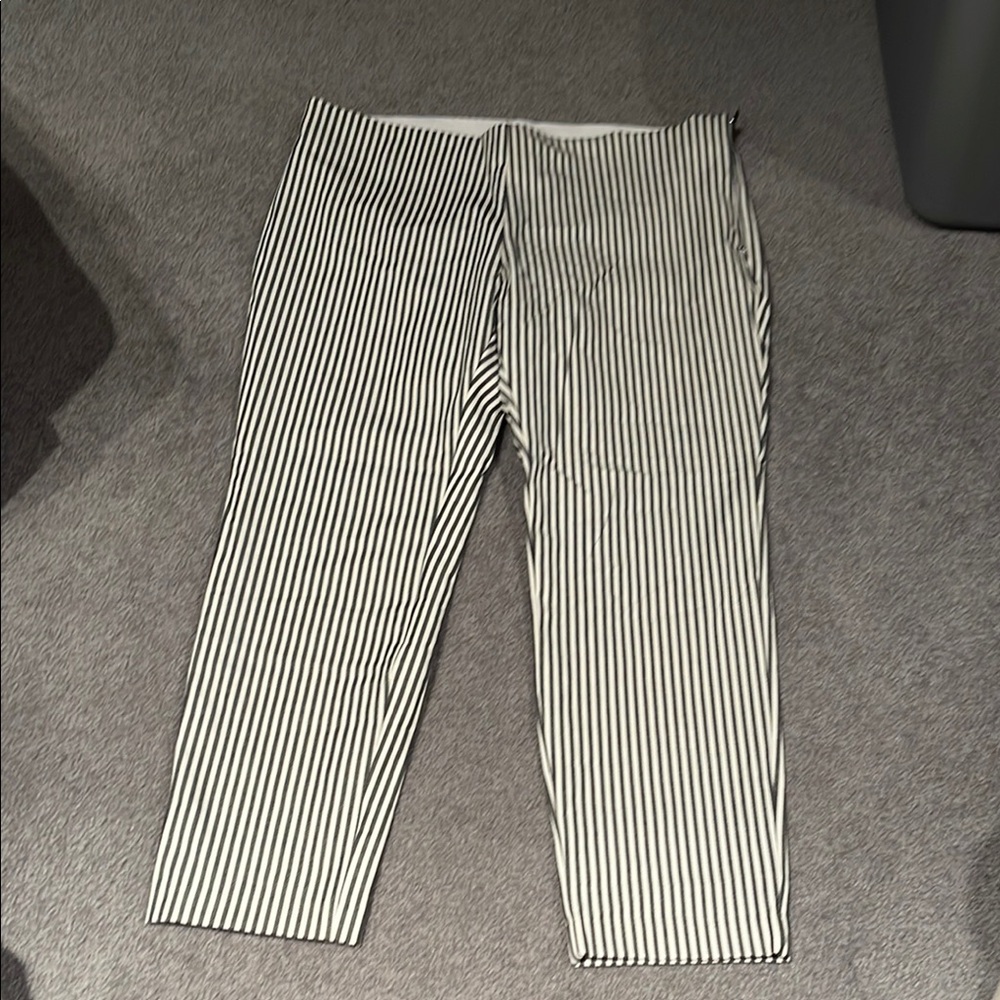 A New Day Monochrome Striped Trousers
